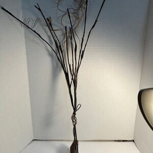 Decorative Tall Branch Floor Accent in Dark Brown Lights Up
